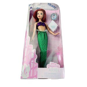 DISNEY STORE  Ariel Classic Doll with Pendant  The Little Mermaid  11 ½ Inches